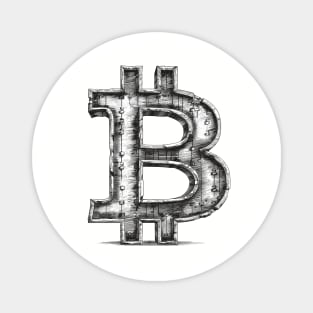 Bitcoin Logo Magnet